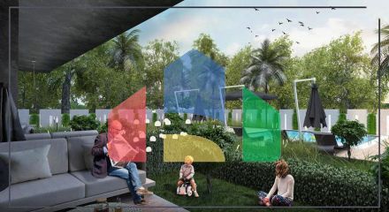 Квартиры планировки 2+1 и 3+1 в микрорайоне Ешильбахче - Анталья