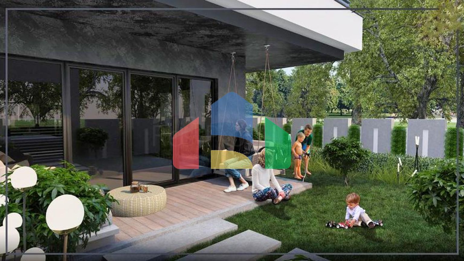 Квартиры планировки 2+1 и 3+1 в микрорайоне Ешильбахче - Анталья