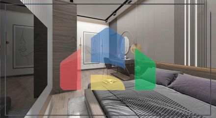 Квартиры планировки 2+1 и 3+1 в микрорайоне Ешильбахче - Анталья