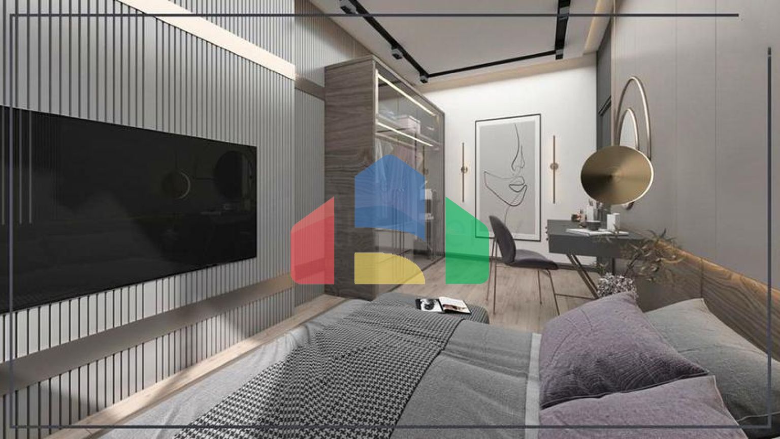 Квартиры планировки 2+1 и 3+1 в микрорайоне Ешильбахче - Анталья