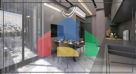 Квартиры планировки 2+1 и 3+1 в микрорайоне Ешильбахче - Анталья