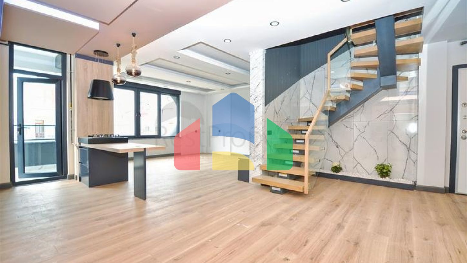 Квартиры планировки 2+1 и 3+1 в микрорайоне Ешильбахче - Анталья