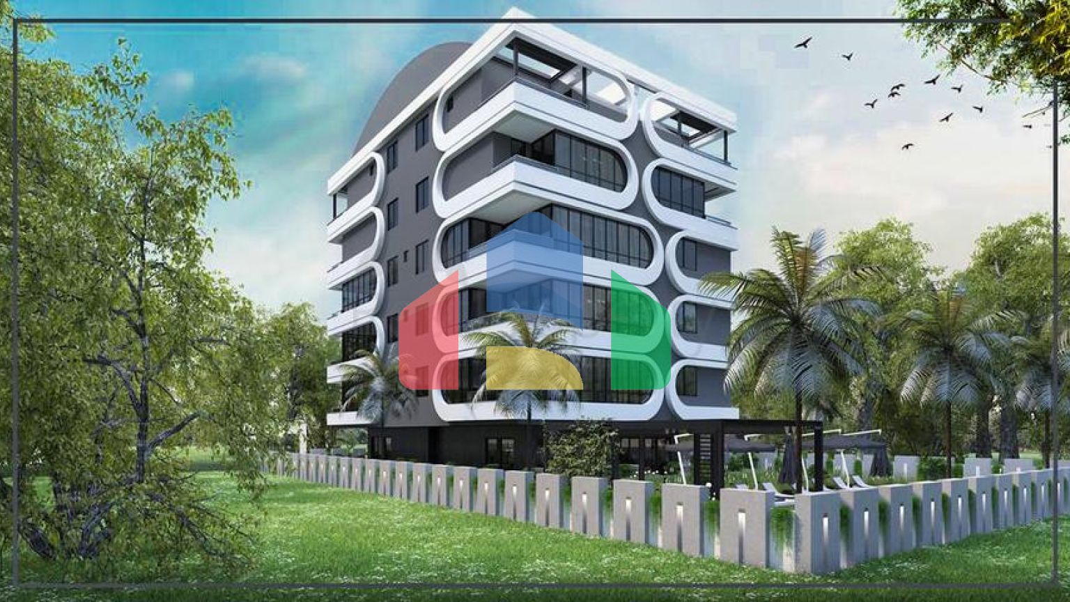 Квартиры планировки 2+1 и 3+1 в микрорайоне Ешильбахче - Анталья