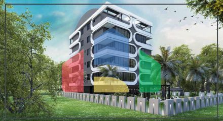 Квартиры планировки 2+1 и 3+1 в микрорайоне Ешильбахче - Анталья