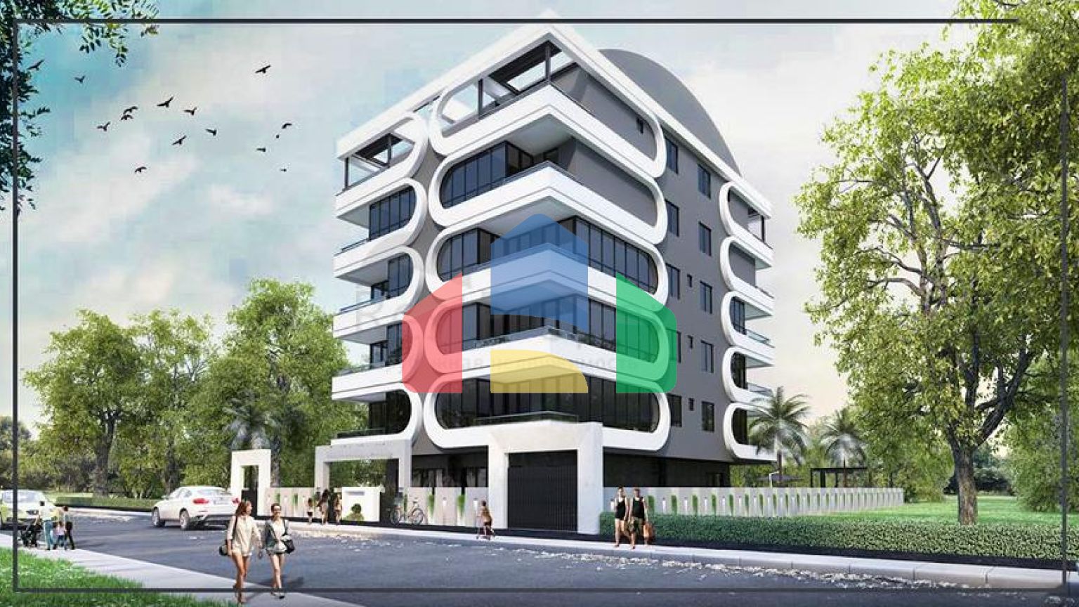 Квартиры планировки 2+1 и 3+1 в микрорайоне Ешильбахче - Анталья