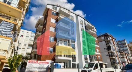 Квартира планировки 6+1 в центре города Анталии