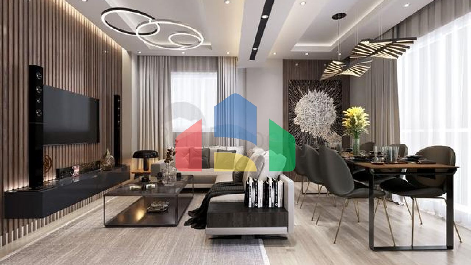 Квартира планування 3 + 1 в центрі міста Анталії