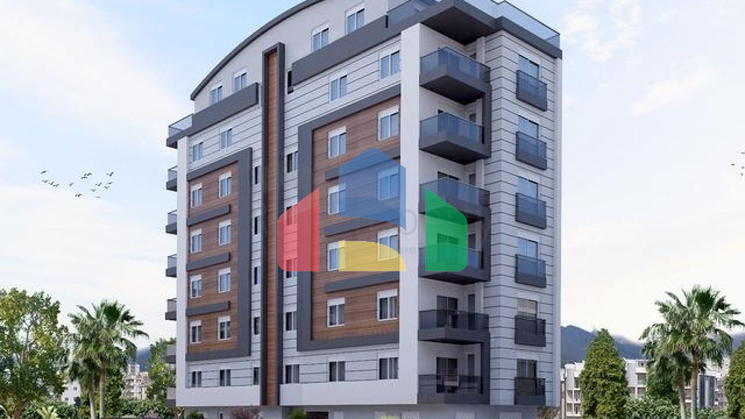 Квартира планування 3 + 1 в центрі міста Анталії