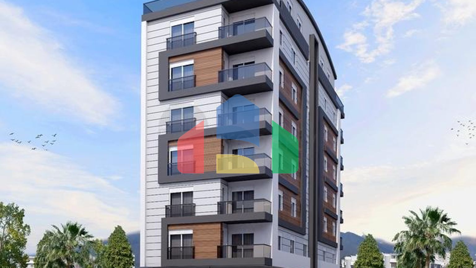 Квартира планування 3 + 1 в центрі міста Анталії