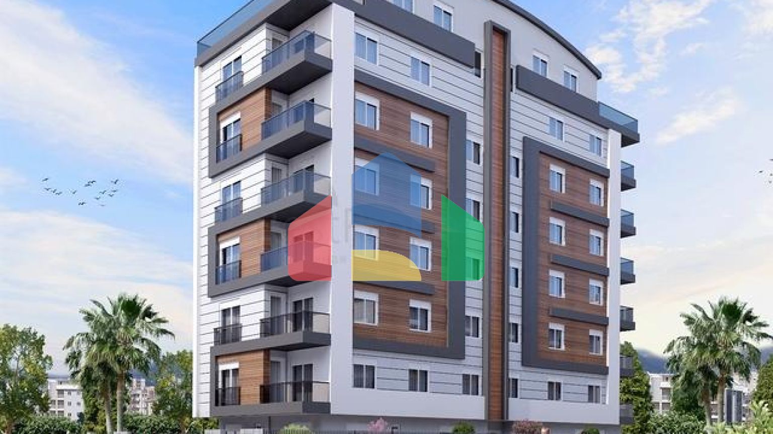 Квартира планування 3 + 1 в центрі міста Анталії