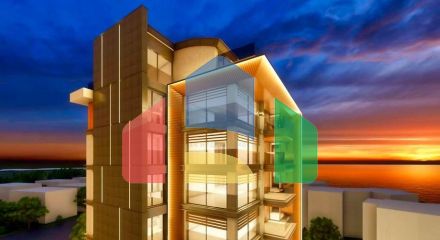 Investment project with sea view in Antalya city center