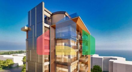 Investment project with sea view in Antalya city center