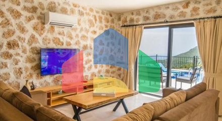 На продаж виставлені дві вілли в районі Каш-Анталія