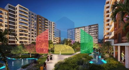 Квартира планировки 2+1 в районе Кепез - Анталия