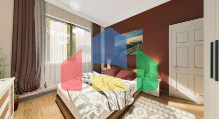 Квартира планировки 2+1 в районе Кепез - Анталия