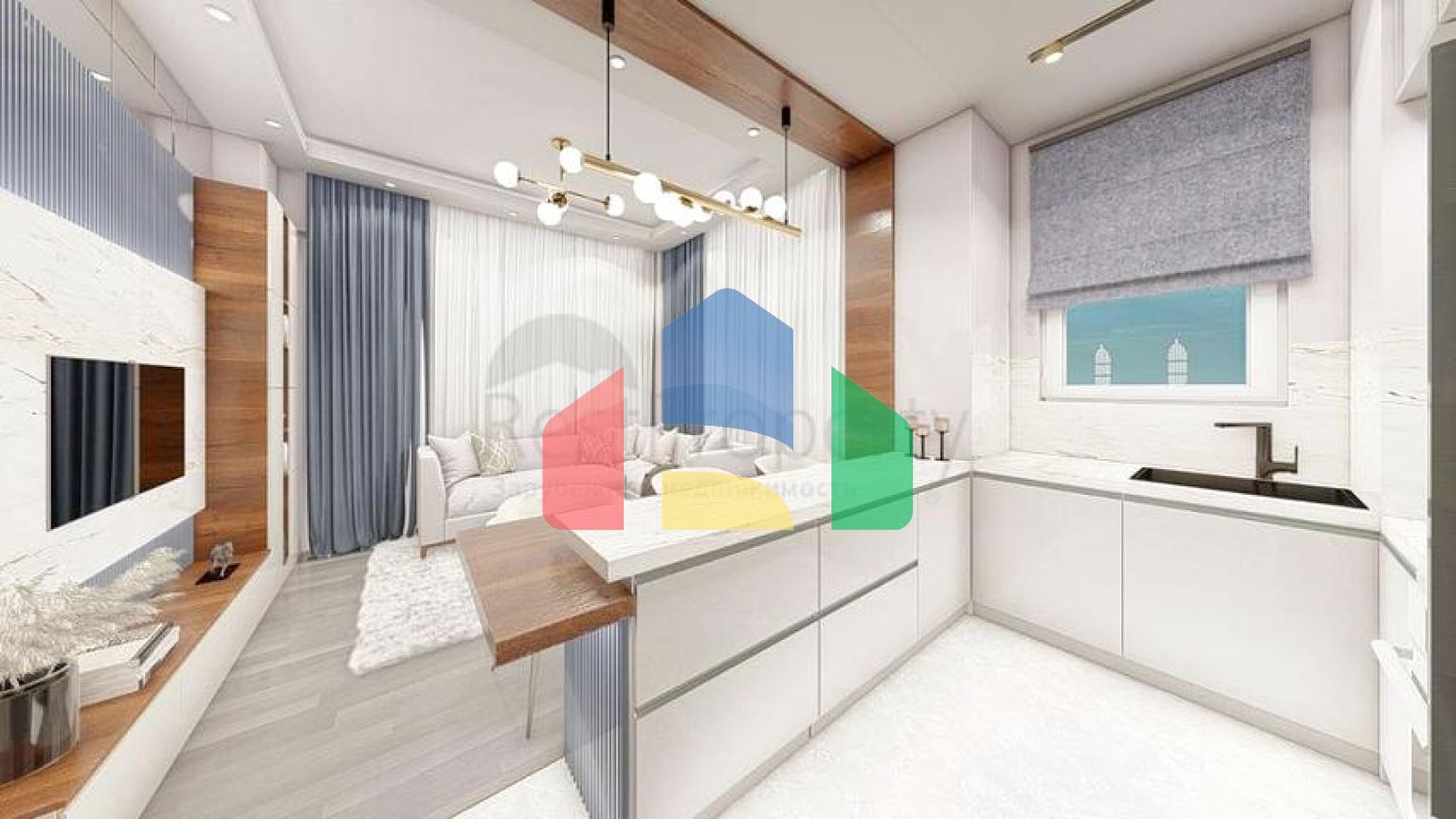 Квартири планування 1 + 1 в районі Кепез - Анталія