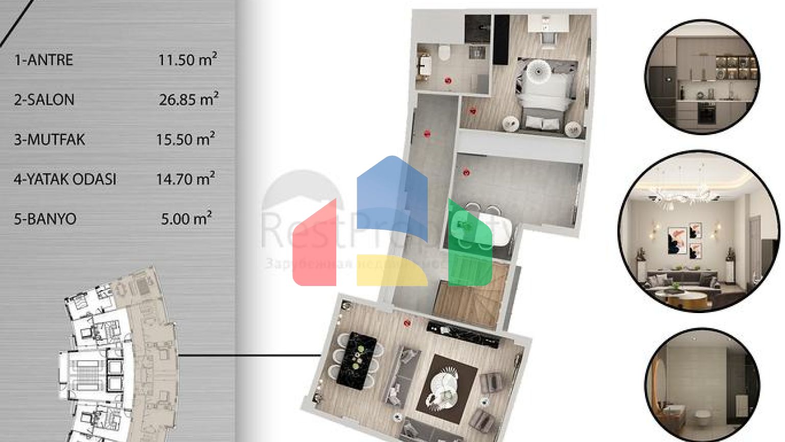 Інвестиційний проект в районі Кепез-Анталія