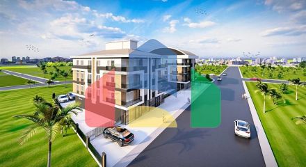 Квартира планировки 2+1 в районе Кепез - Анталия