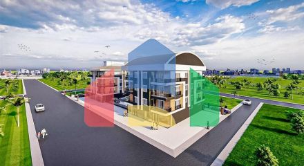 Квартира планировки 2+1 в районе Кепез - Анталия