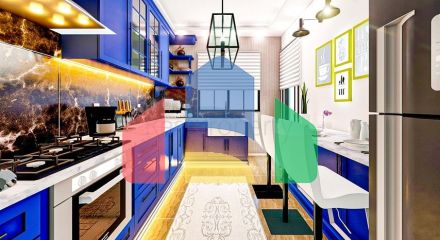 Квартира планування 1 + 1 в районі Кепез - Анталія