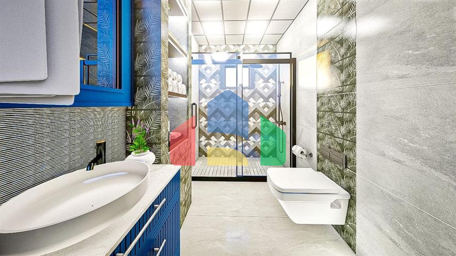 Квартира планування 1 + 1 в районі Кепез - Анталія