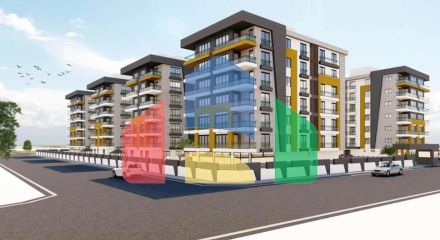 Квартири планування 2+1 , 3+1 і 4+1 в районі Кепез - Анталія