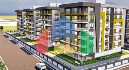 Квартири планування 2+1 , 3+1 і 4+1 в районі Кепез - Анталія