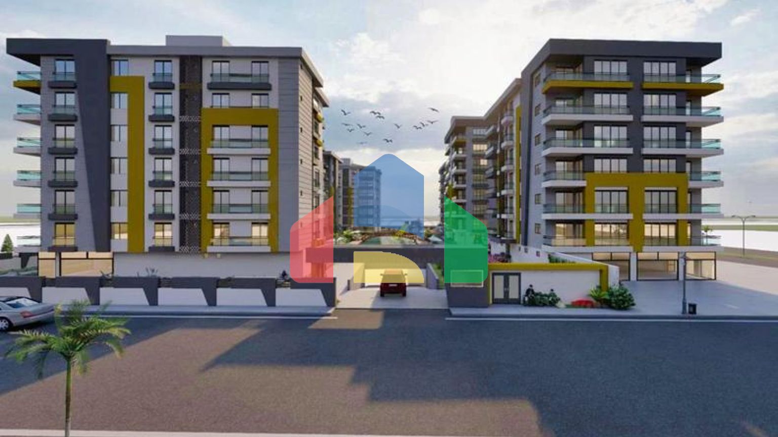 Квартири планування 2+1 , 3+1 і 4+1 в районі Кепез - Анталія