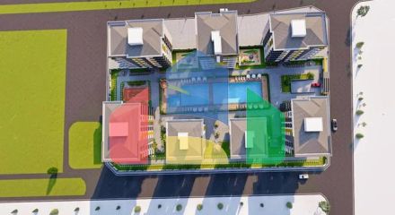 Квартири планування 2+1 , 3+1 і 4+1 в районі Кепез - Анталія