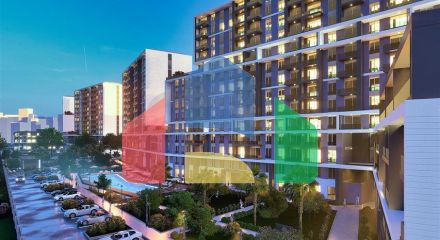 1+1 and 2+1 apartments in Kepez - Antalya area