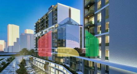 Квартири планування 1 + 1 і 2 + 1 в районі Кепез - Анталія