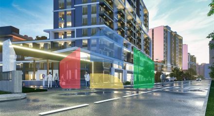 Квартири планування 1 + 1 і 2 + 1 в районі Кепез - Анталія