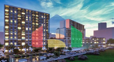 Квартири планування 1 + 1 і 2 + 1 в районі Кепез - Анталія