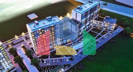 Квартири планування 1 + 1 і 2 + 1 в районі Кепез - Анталія