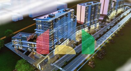 Квартири планування 1 + 1 і 2 + 1 в районі Кепез - Анталія