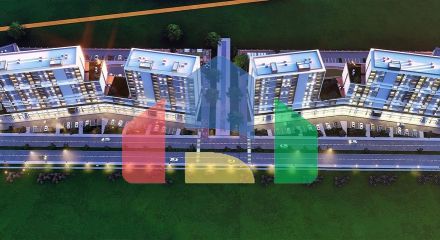 Квартири планування 1 + 1 і 2 + 1 в районі Кепез - Анталія