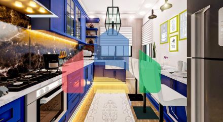 Квартира планування 1 + 1 в районі Кепез - Анталія