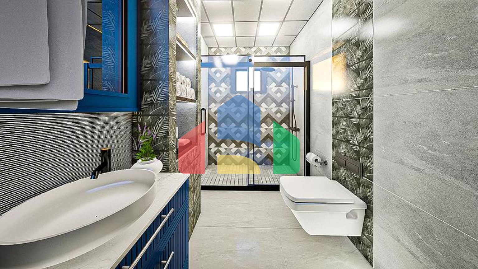 Квартира планування 1 + 1 в районі Кепез - Анталія