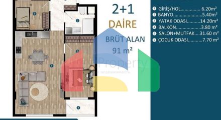 Investment project in Kepez - Antalya area