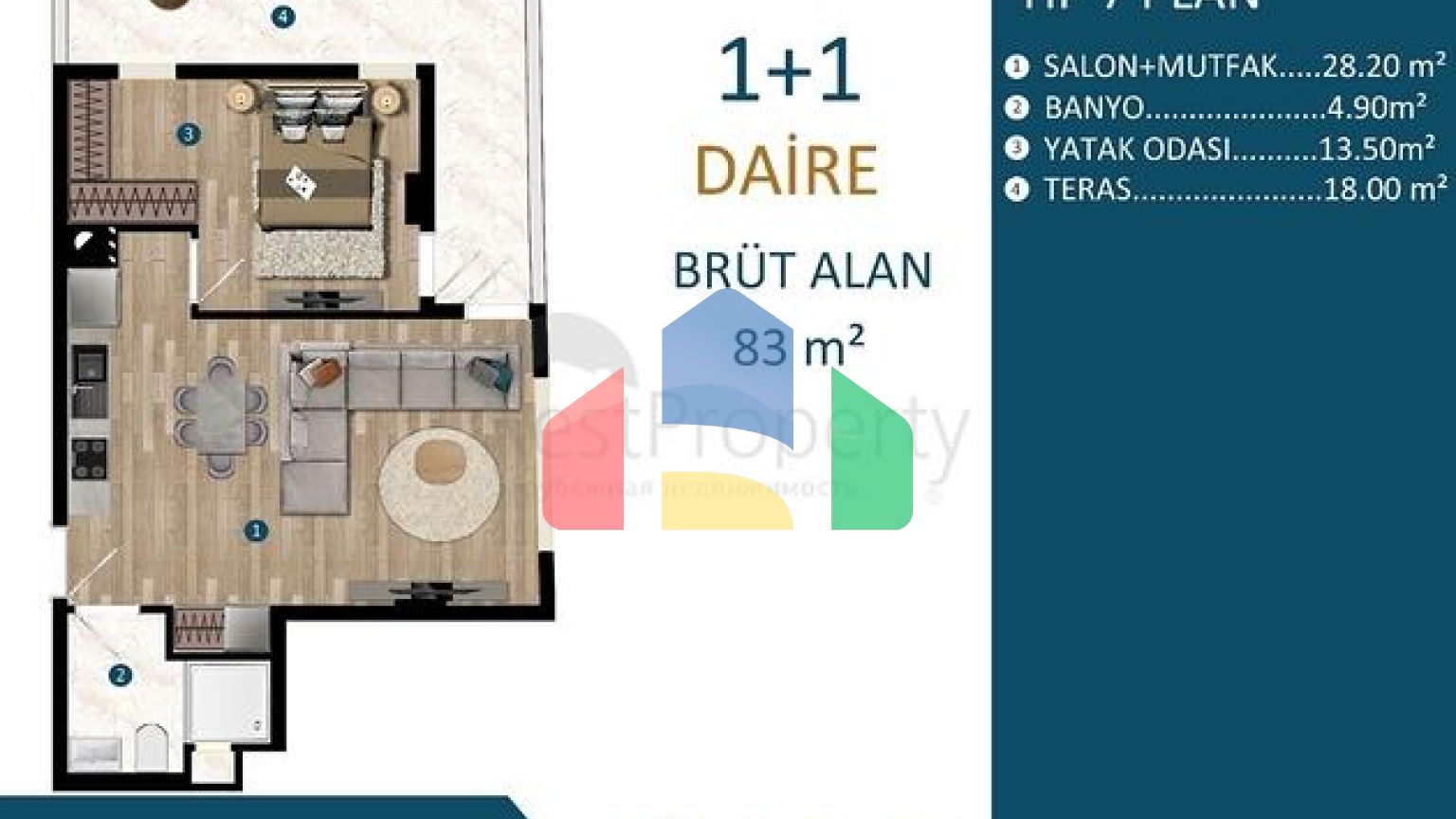 Інвестиційний проект в районі Кепез-Анталія