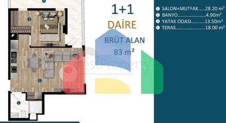 Інвестиційний проект в районі Кепез-Анталія