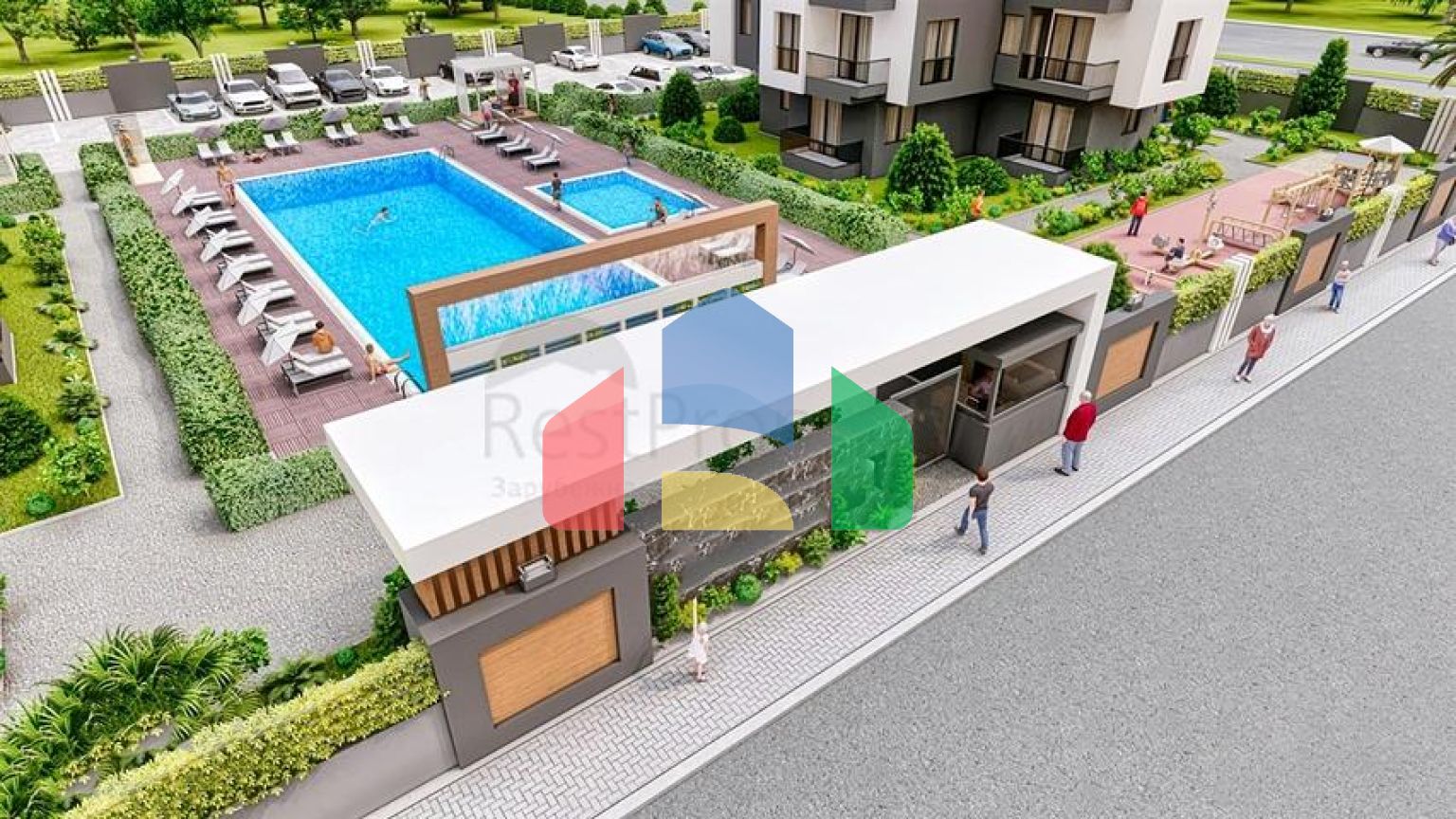 Квартири планування 1+1,2+1 в районі Кепез-Анталія