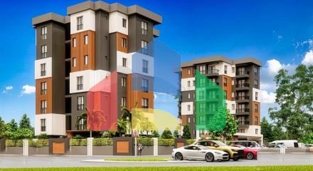 Квартири планування 1+1,2+1 в районі Кепез-Анталія