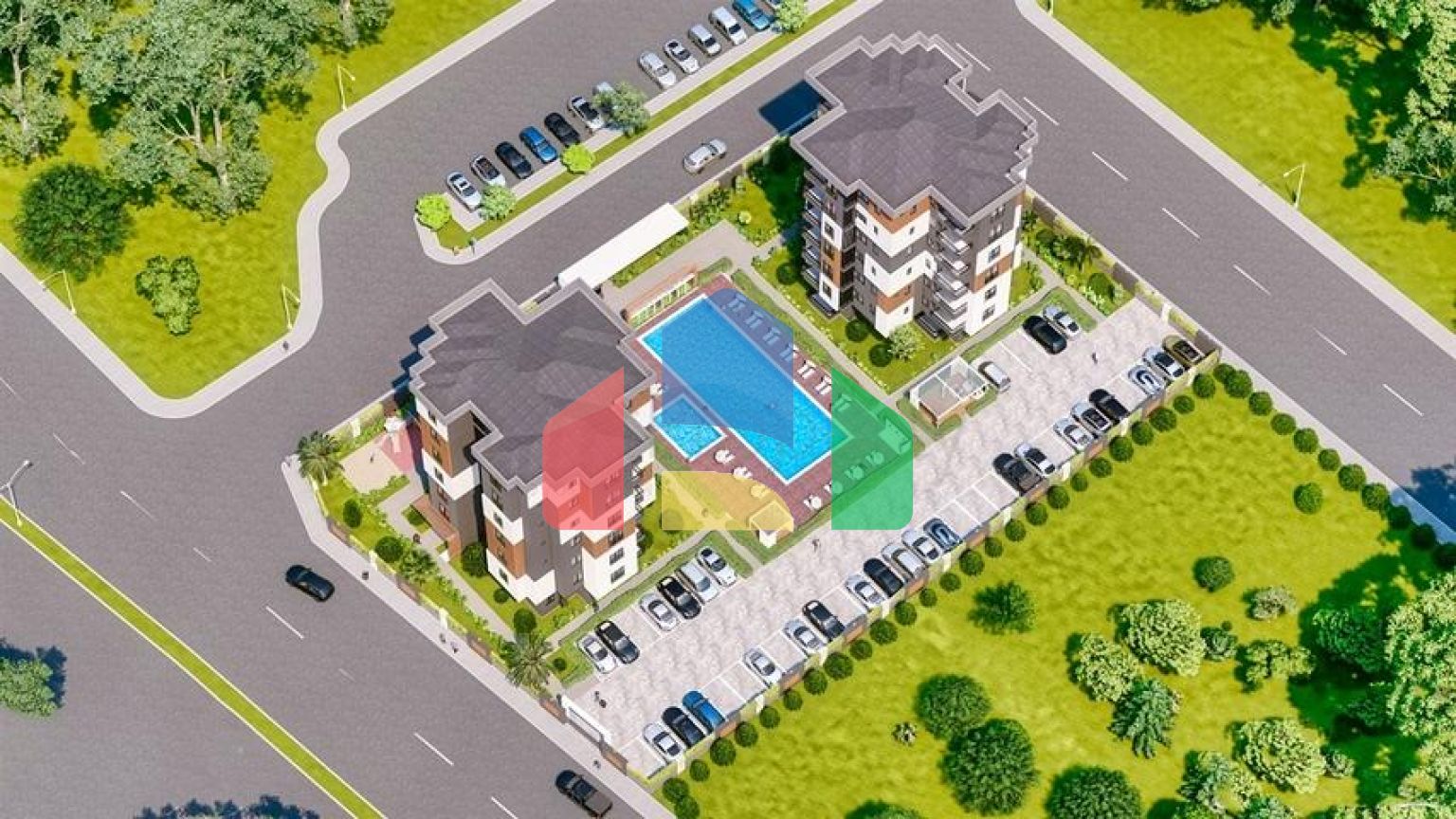 Квартири планування 1+1,2+1 в районі Кепез-Анталія