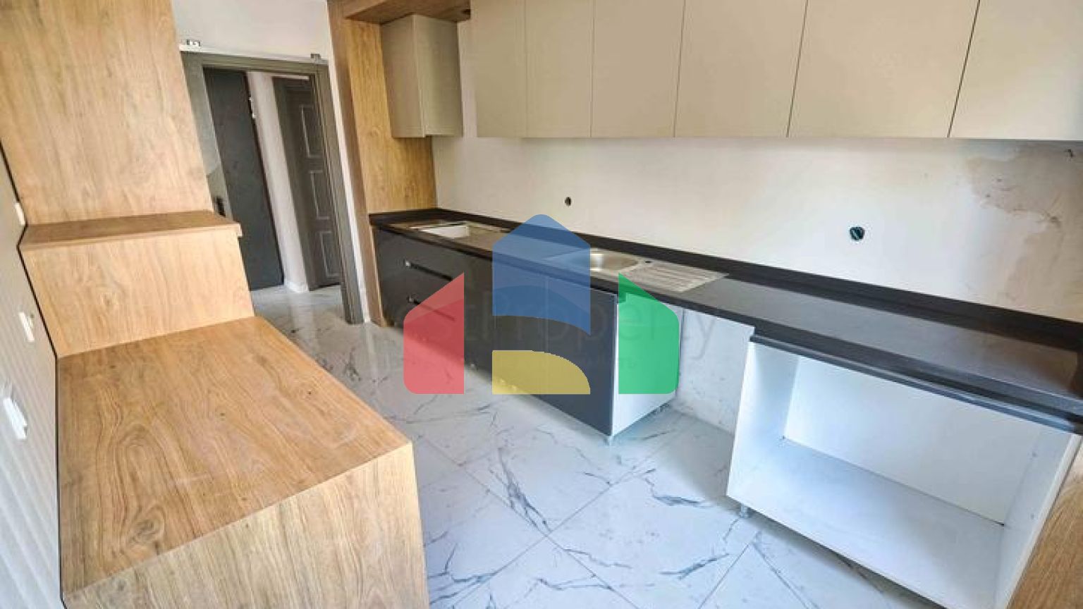 Квартира з басейном планування 2 + 1 в районі Кепез - Анталія