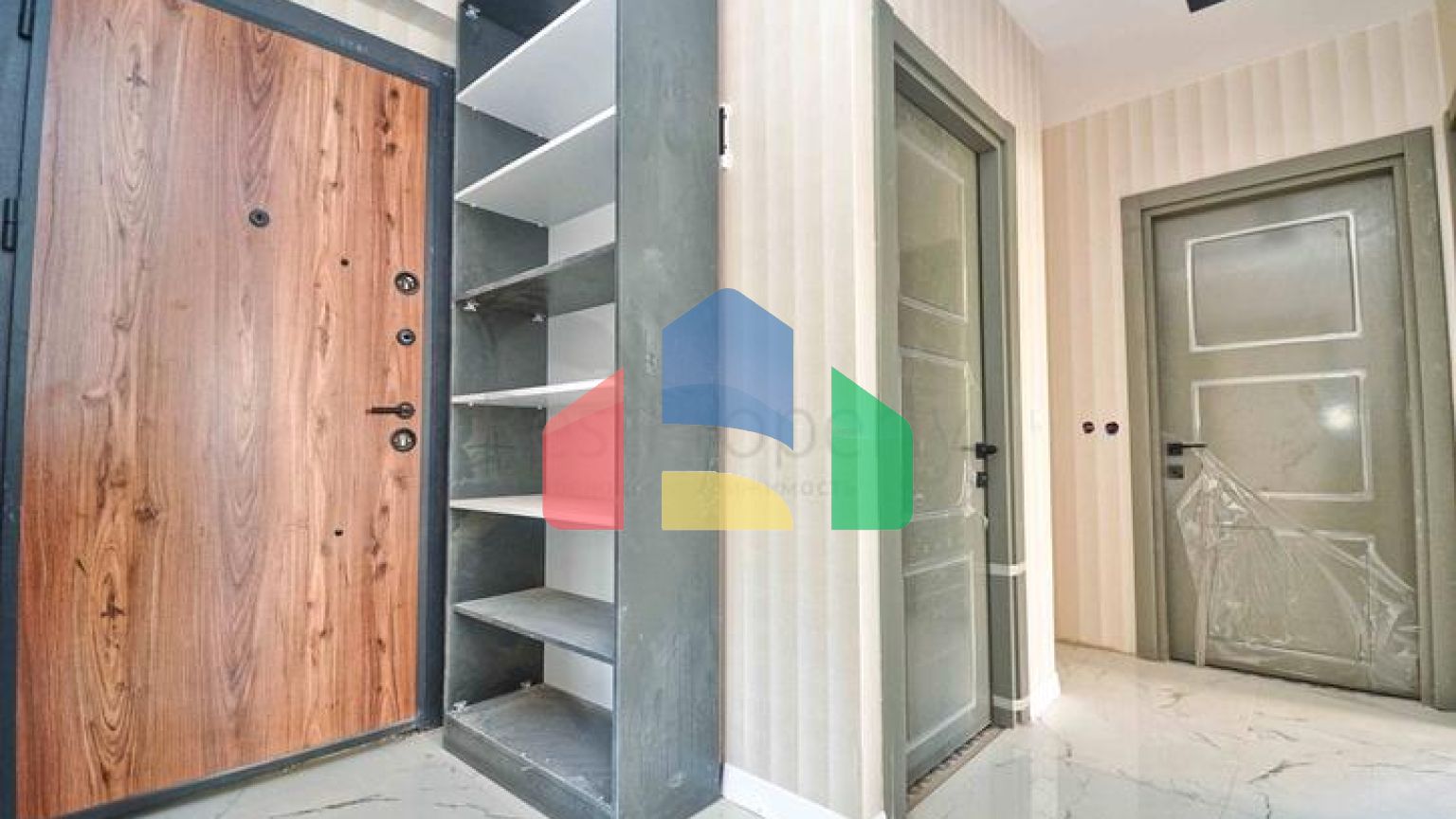 Квартира з басейном планування 2 + 1 в районі Кепез - Анталія