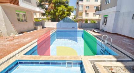 Квартира з басейном планування 2 + 1 в районі Кепез - Анталія