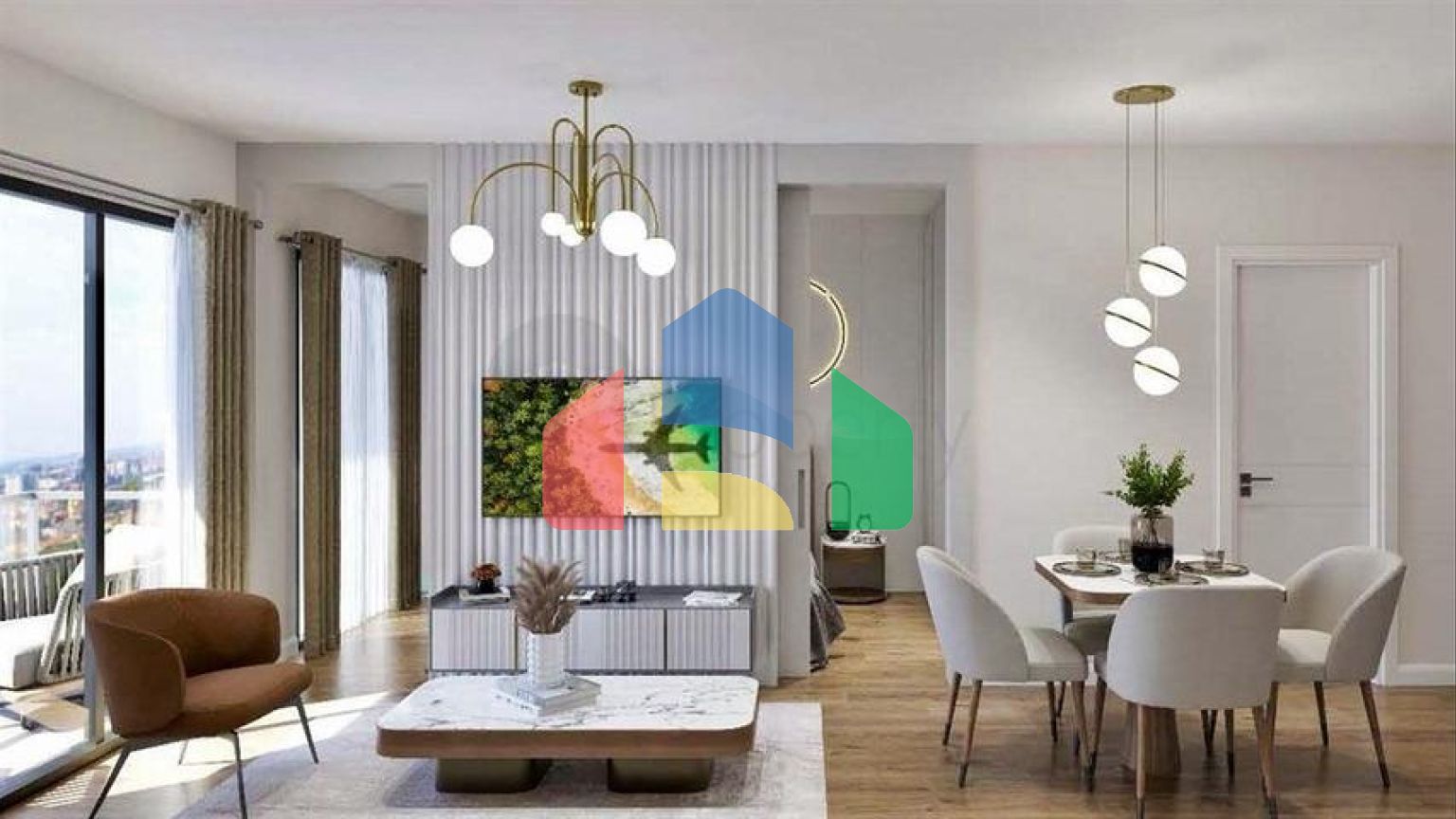 Квартиры планировки 2+1 и 3+1 в районе Кепез - Анталия