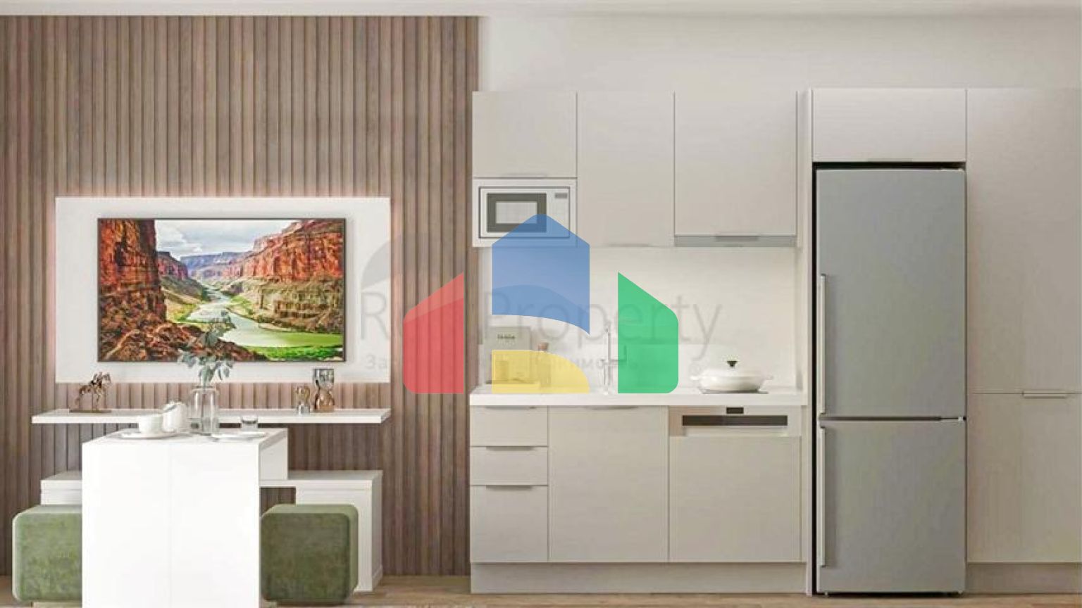 Квартиры планировки 2+1 и 3+1 в районе Кепез - Анталия