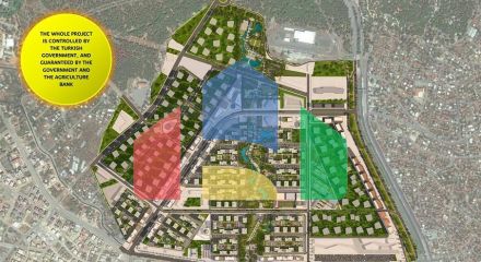 Квартиры планировки 2+1 и 3+1 в районе Кепез - Анталия